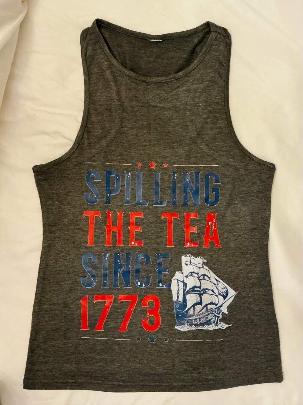 Women’s Racer Back Tank- Spilling The Tea Since 1773